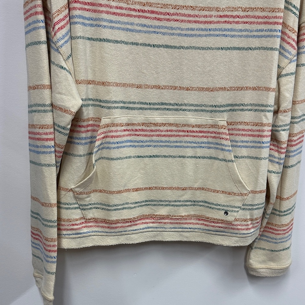 Prana Multicolor Striped Sweatshirt L - Picture 4 of 6